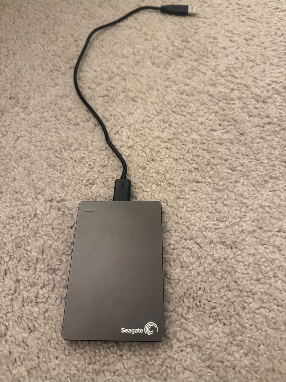 Portable External Hard Drive - Black